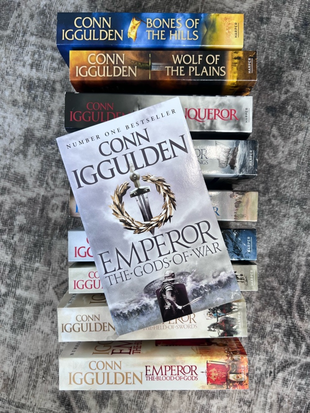 Conn Iggulden Emperor & Conqueror Series Complete 10 Book Set Rome